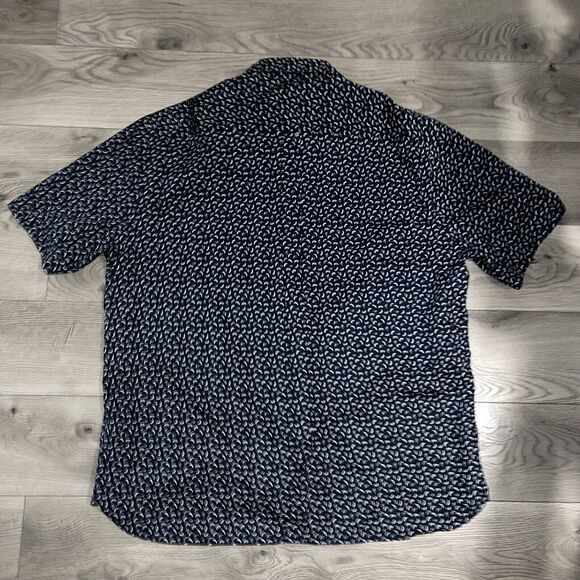 Men's Pronto Uomo Shirt Fruit Banana Short Sleeve Button Down Pocket Size XXL - Picture 4 of 5